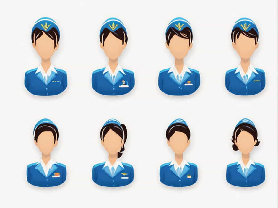 Uniform of Air Hostess in India