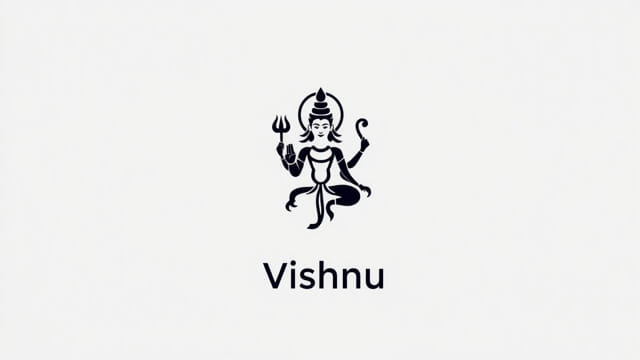 Vishnu In Devanagari Script